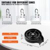 VEVOR Glass Rinser, 10 Powerful Spraying Jets 360¬∞ Rotating Cup Rinser for Sink, Wearproof ABS Kitchen Sink Faucet Cup Washer & ABS Cup Holder for Ba